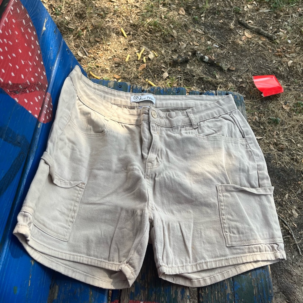 Casual Tan Women's Cargo Shorts